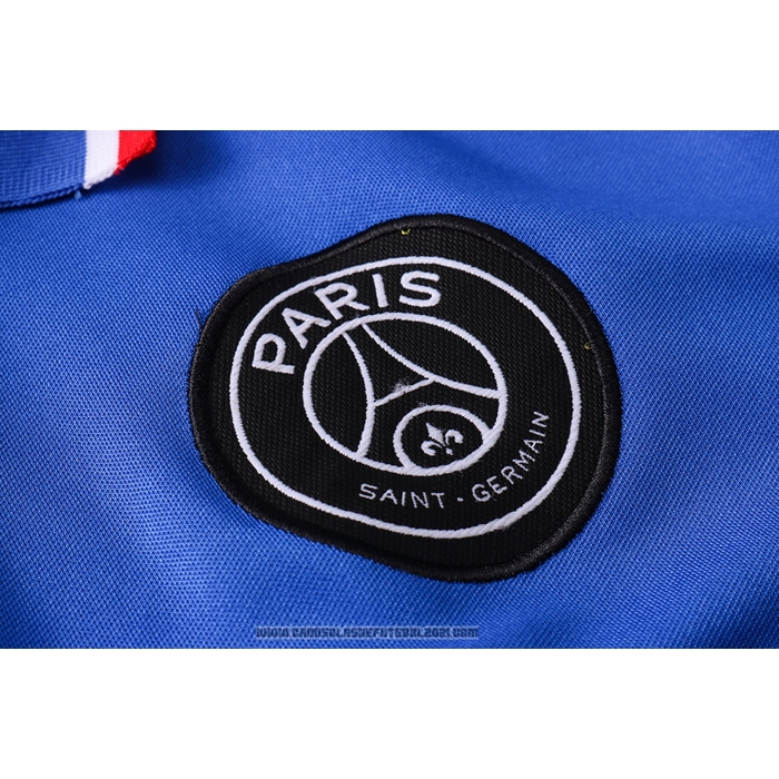 Camisola Polo Paris Saint-Germain 2020-2021 Azul